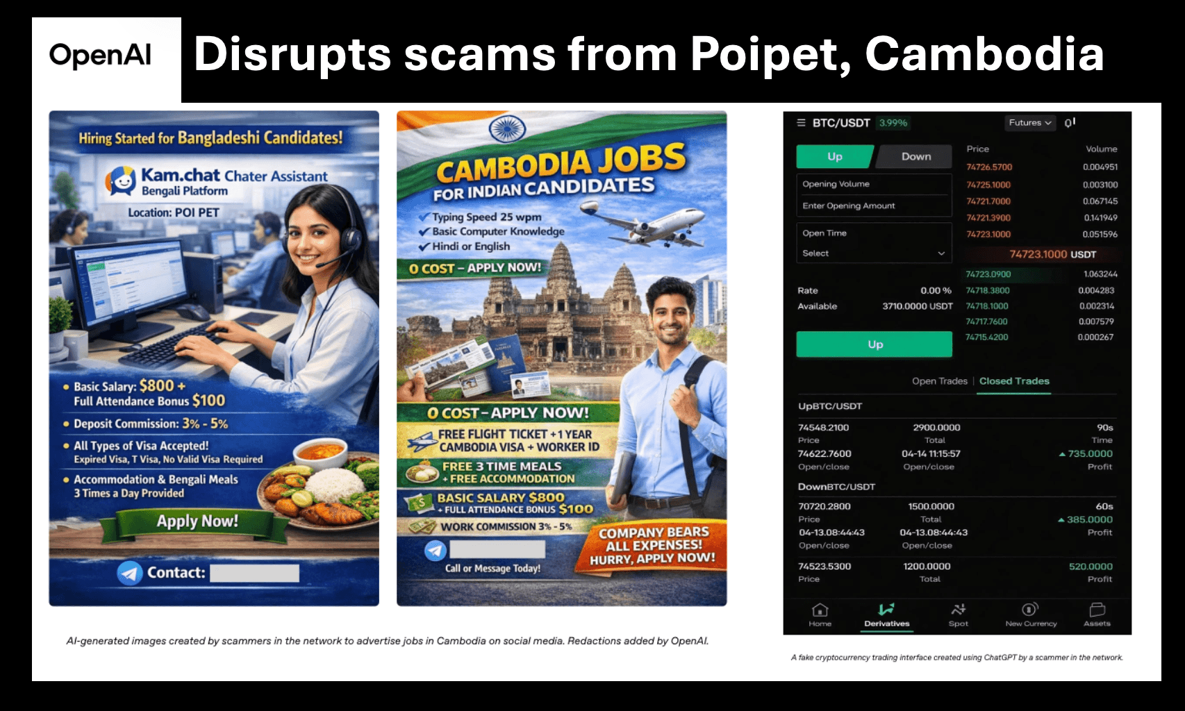 ChatGPT disrupted a Cambodia-based operation using AI for Human Trafficking & Cybercrime