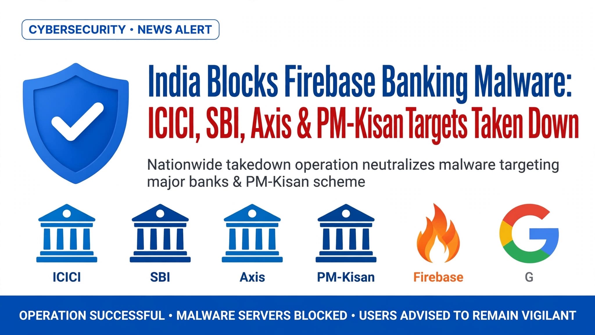 Indian banks including ICICI, SBI, Axis impersonated by Android malware using Firebase, government blocking notices show