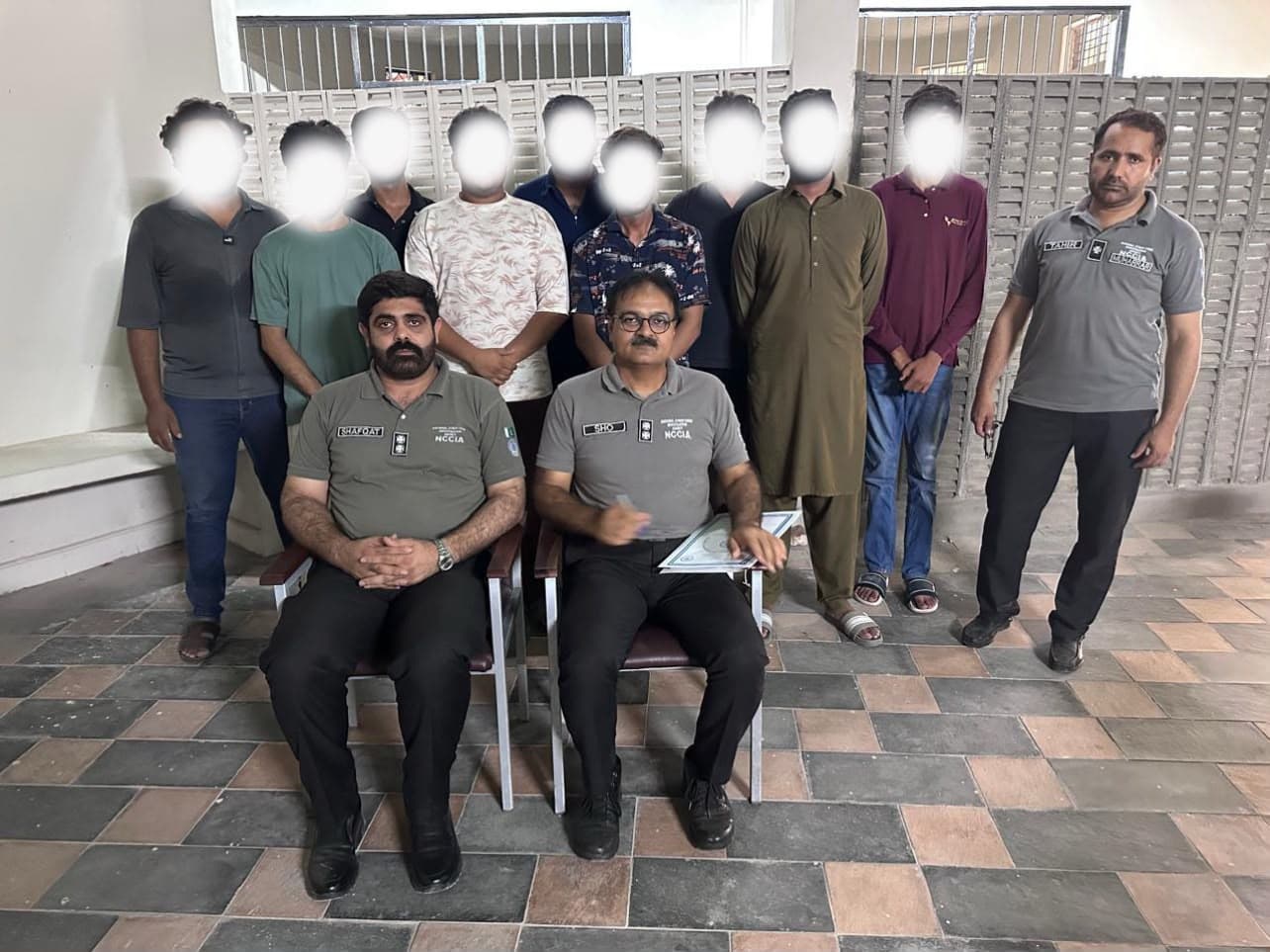 NCCIA Lahore busts illegal call centre, arrests 9 including 2 masterminds