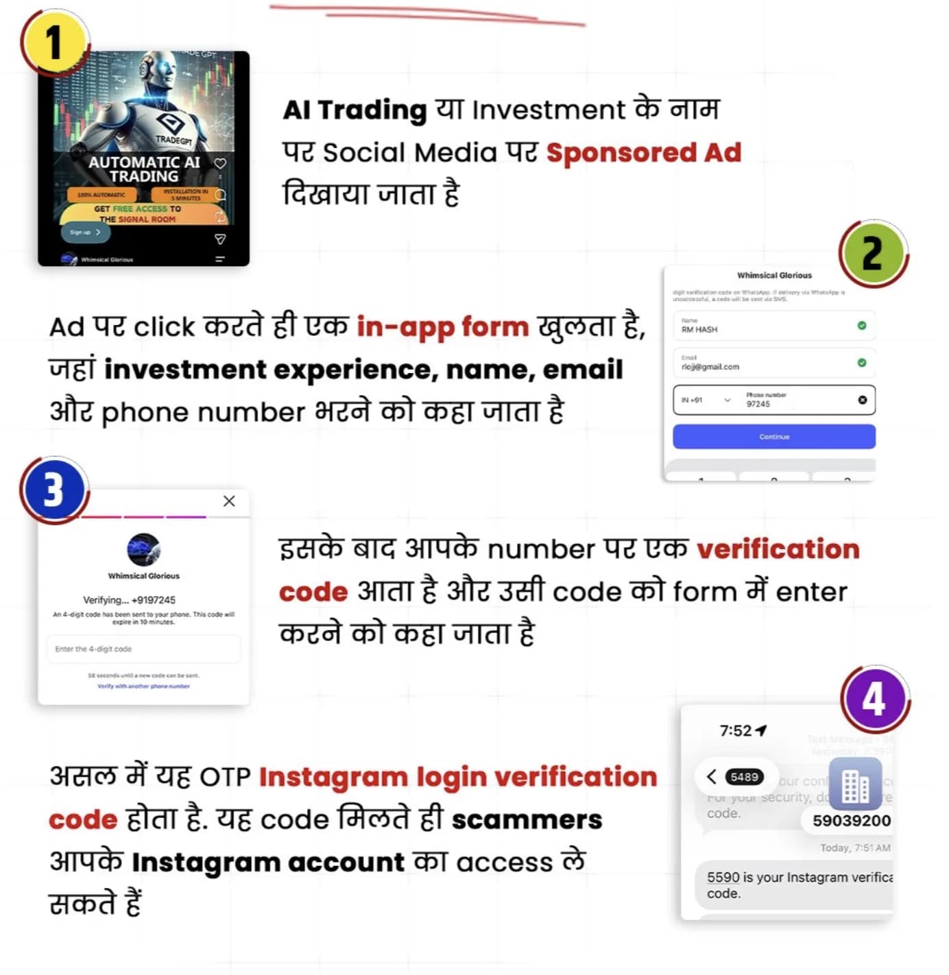 Government of India warns on Instagram Account Takeover campaign using online advertisements