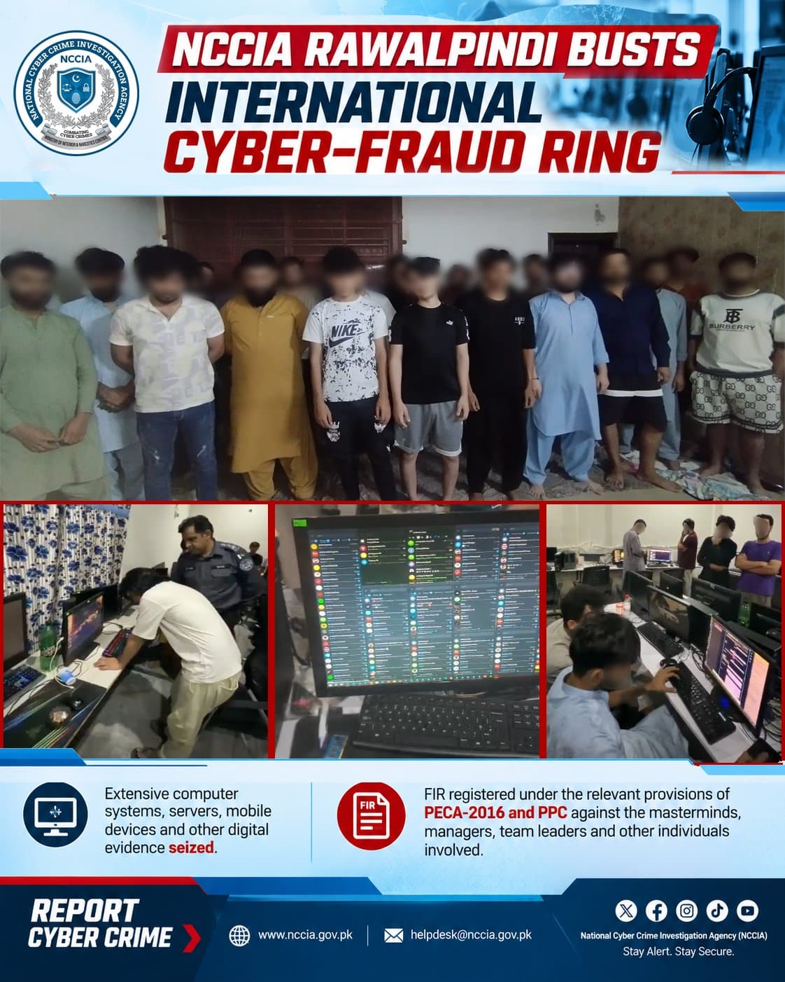 Scam Centre targeting Australians using Telegram based investment scam raided in Pakistan