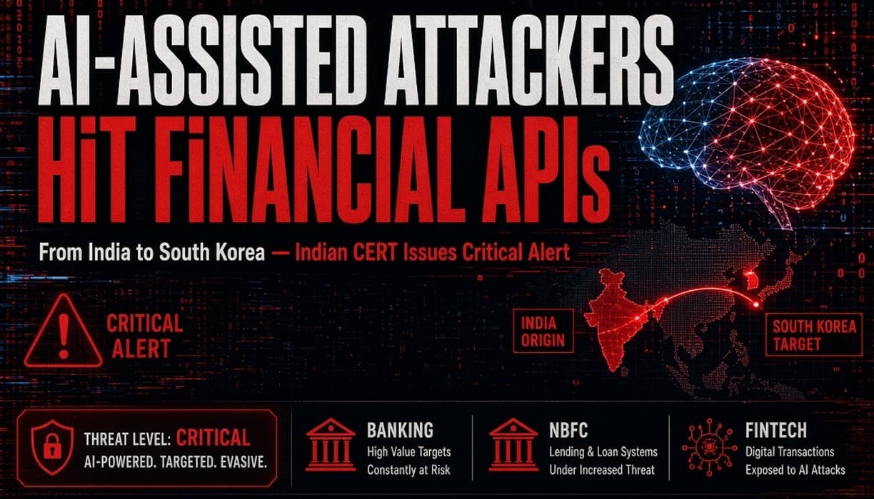 AI-assisted attackers hit financial APIs from India to South Korea as CERT-In issues critical alert