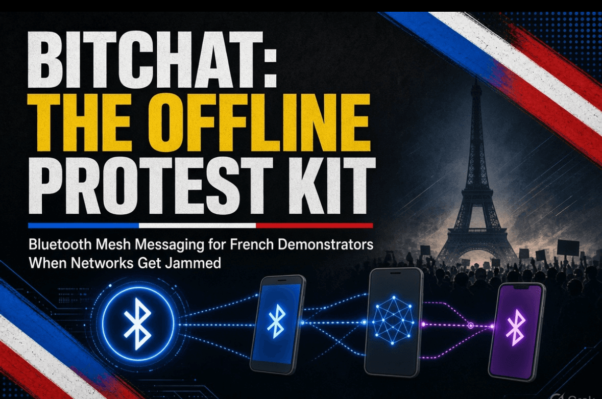 As France Marches on 17 October, Protesters Turn to Bitchat, the Offline App China, India Has Blocked