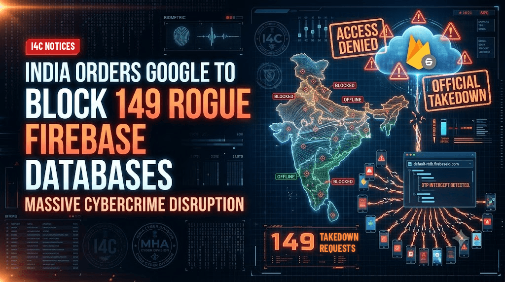 I4C Targets 149 More Firebase Hosts Used in PM-KISAN, Bank and RTO Scam Apps